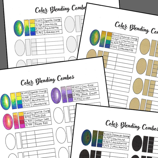 Color Blending Template: Four Colors