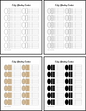 Color Blending Template: Four Colors
