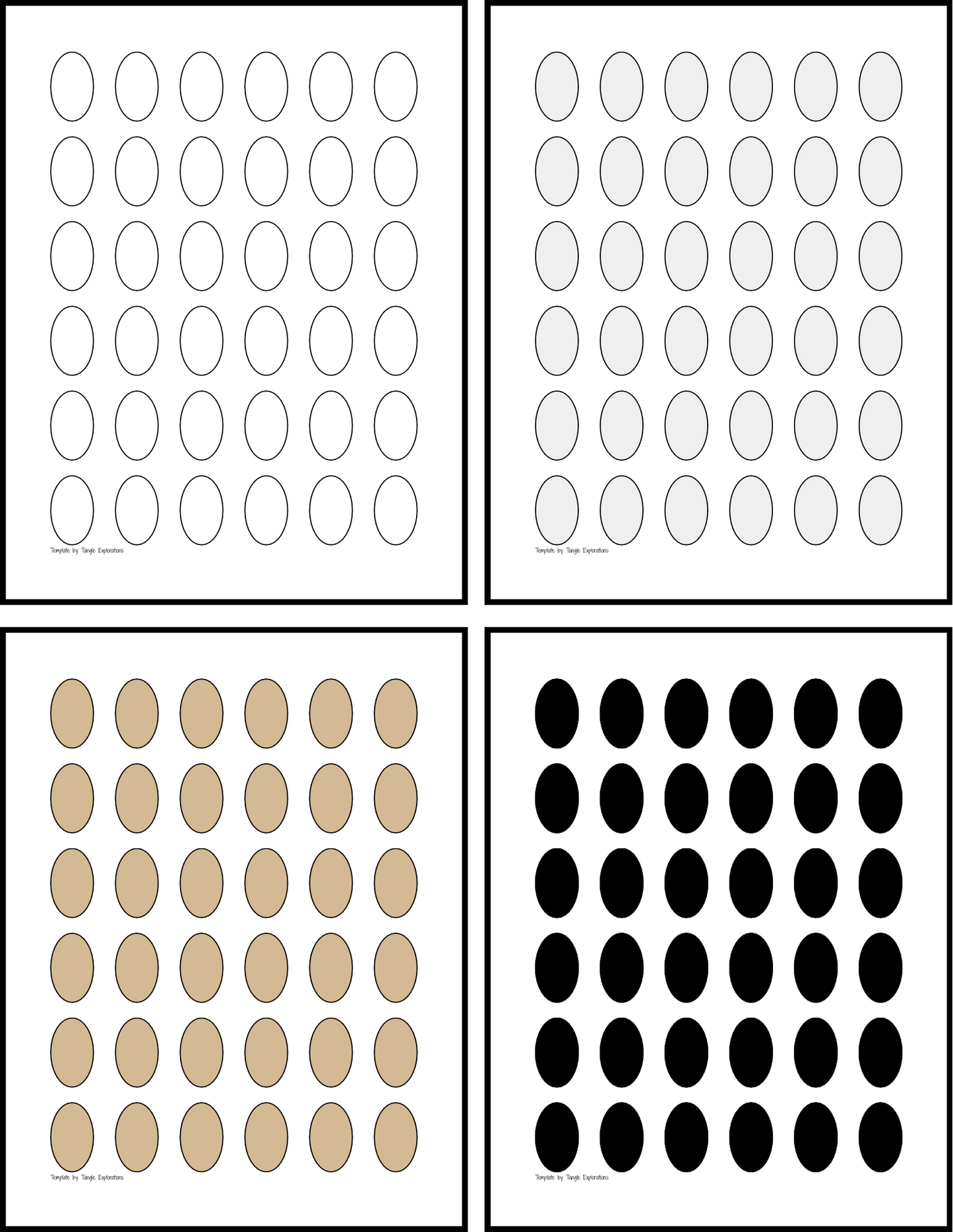 Fragment Template: Oval