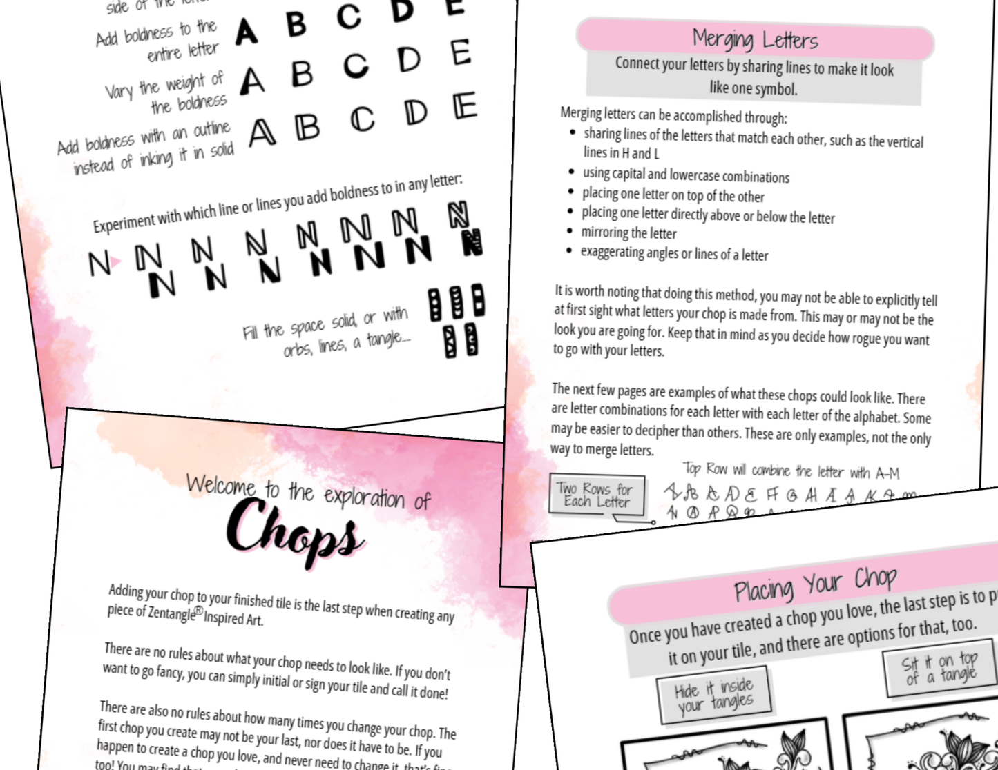 Tangle Explorations: Chops